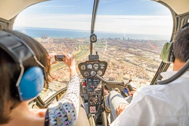 Balade en hélicoptère de 11 minutes à Barcelone
